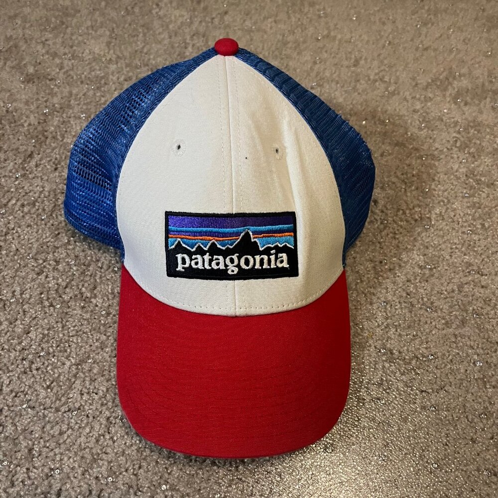 Patagonia Adjustable Trucker Hat - red/white/blue
